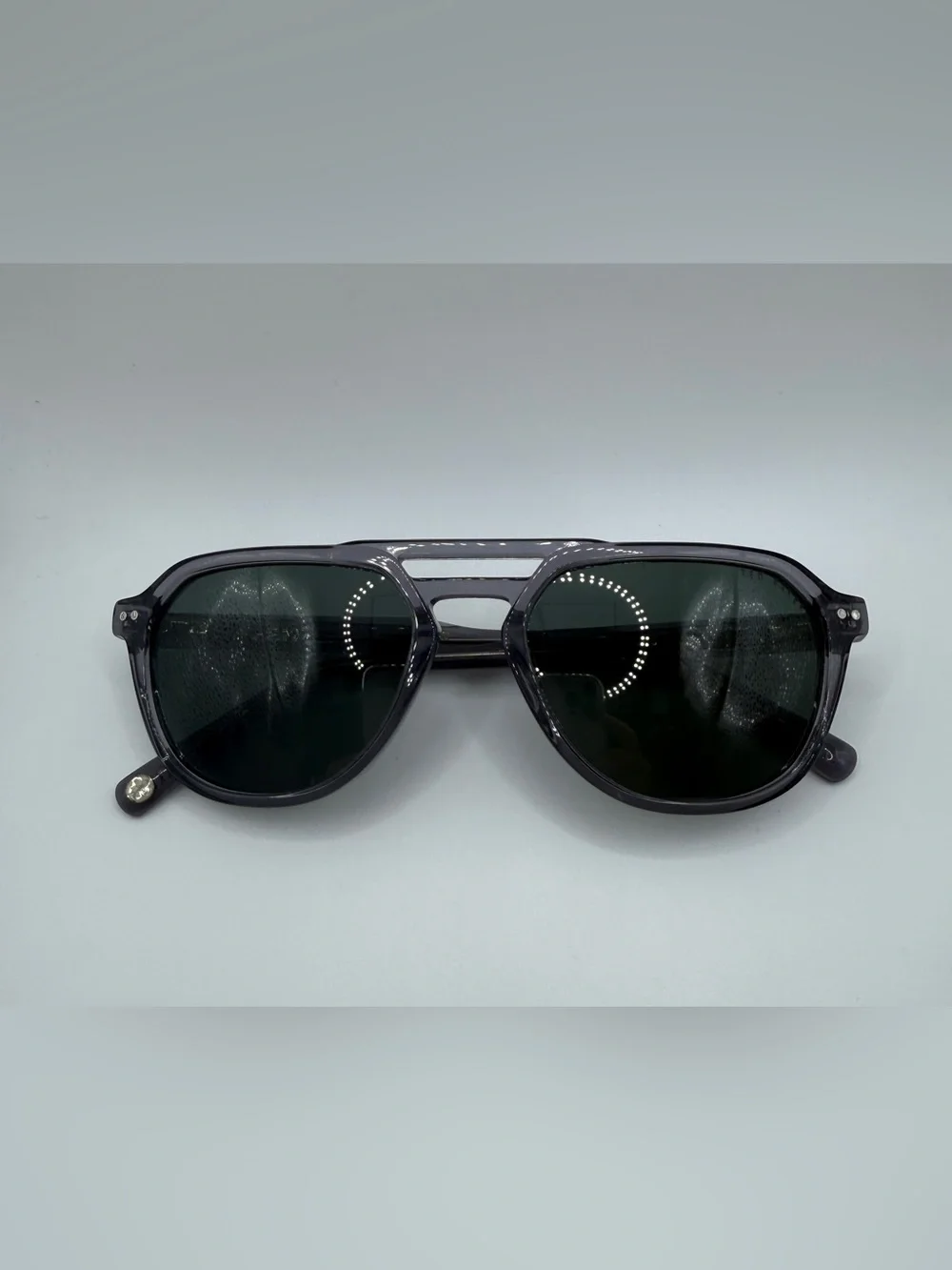 Ted Baker London Aviator Full Rim Polarized Sunglasses Gray